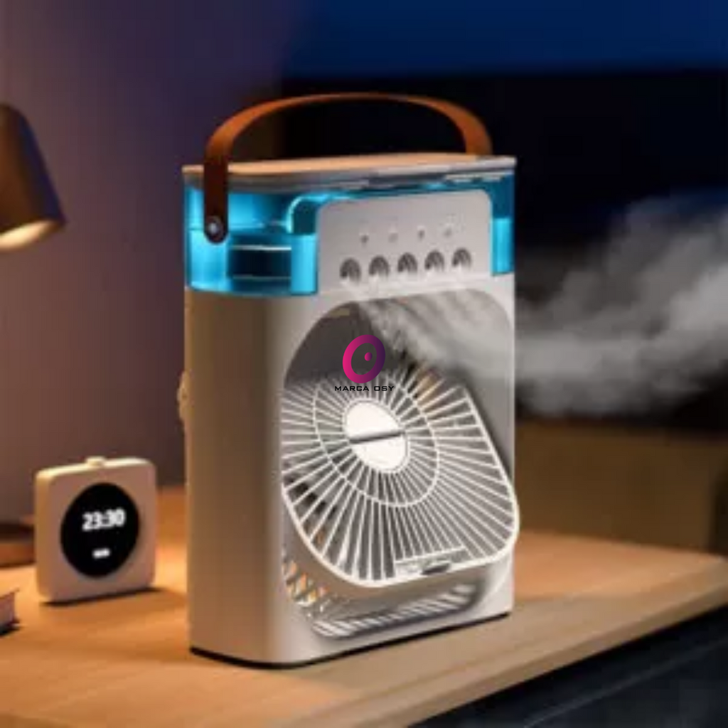 Mini Aire Acondicionado Portátil con Agua – Refresca Tu Espacio al Instante