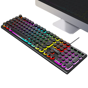 Teclado Gamer JG-666 Retroiluminado RGB – Mecánico, Ergonómico y Antighosting